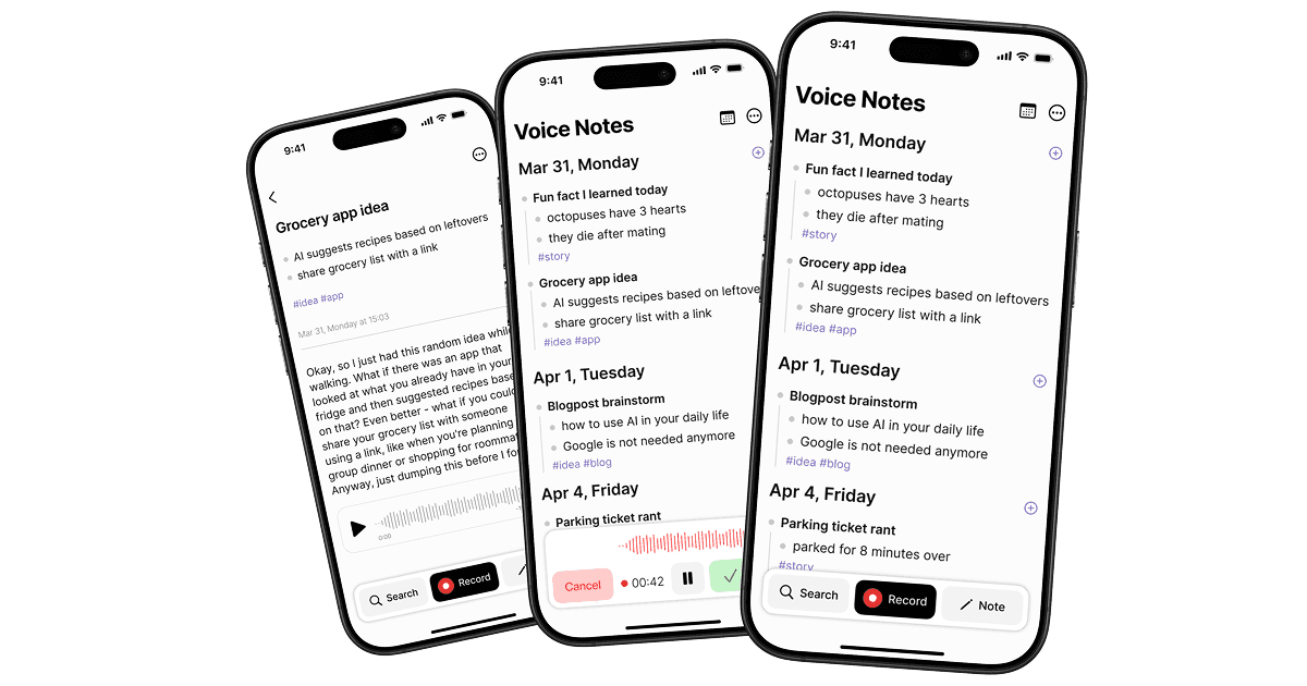 Dumai: AI Voice Notes